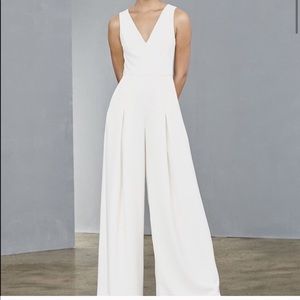 Amsale sheer back jumpsuit -NWOT